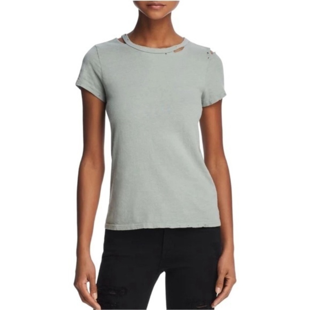 Pam & Gela distressed T NWT